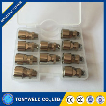 p80 plasma cutting nozzle and electrode